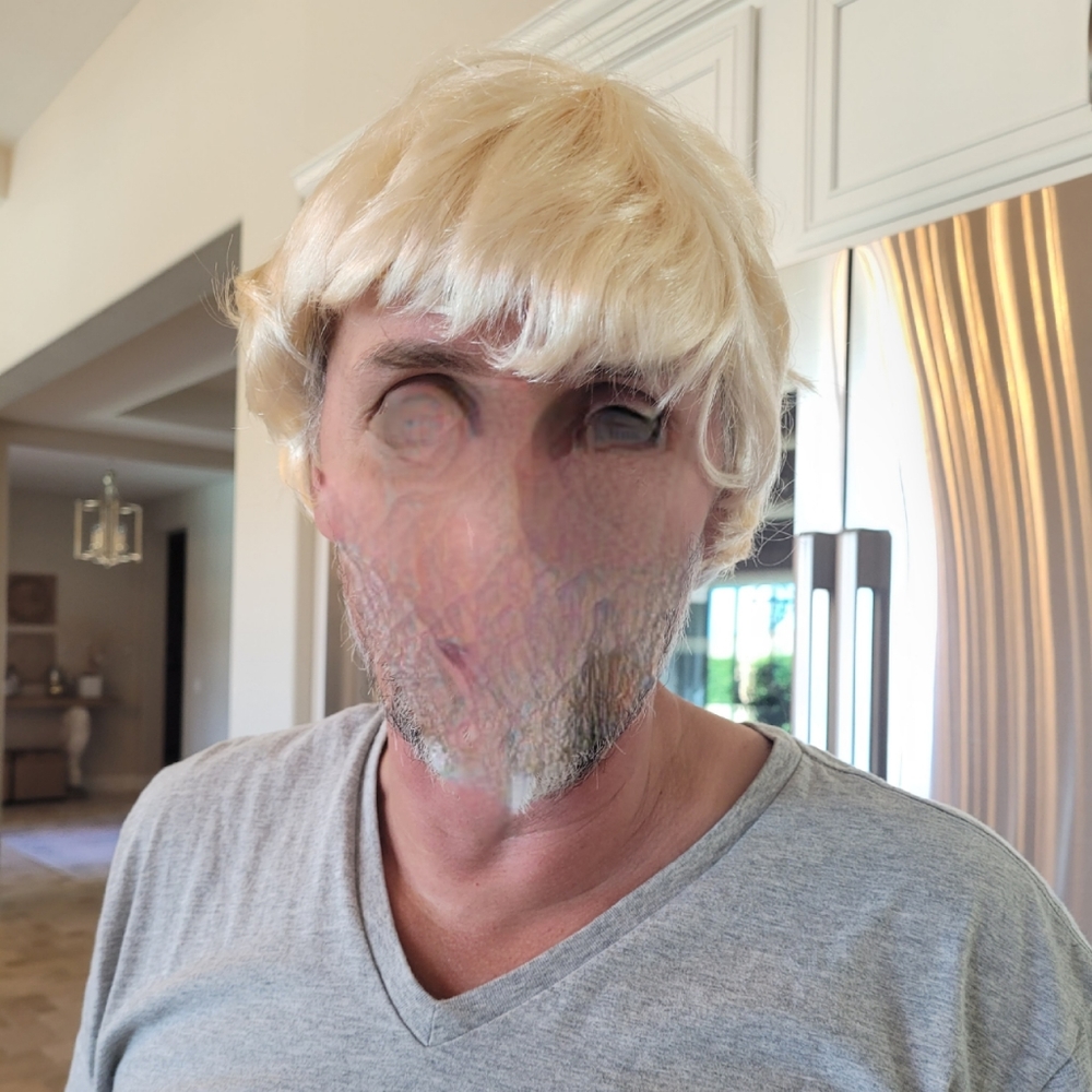 Blonde wig halloween costume